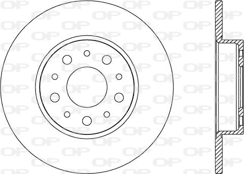 Open Parts BDA2695.10 - Bremžu diski autodraugiem.lv