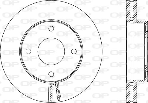 Open Parts BDA2693.20 - Bremžu diski autodraugiem.lv