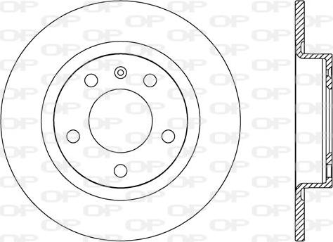 Open Parts BDA2649.10 - Bremžu diski autodraugiem.lv