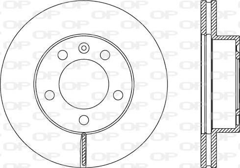 Open Parts BDA2654.20 - Bremžu diski autodraugiem.lv