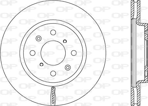 Open Parts BDA2658.20 - Bremžu diski autodraugiem.lv