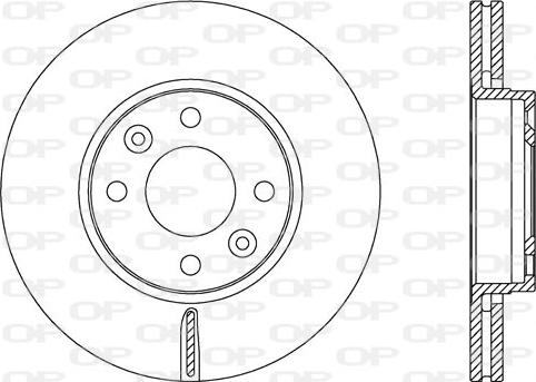 Open Parts BDA2652.20 - Bremžu diski autodraugiem.lv