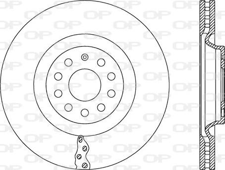 Open Parts BDA2665.20 - Bremžu diski autodraugiem.lv