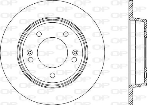 Open Parts BDA2604.10 - Bremžu diski autodraugiem.lv