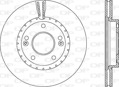 Open Parts BDA2603.20 - Bremžu diski autodraugiem.lv