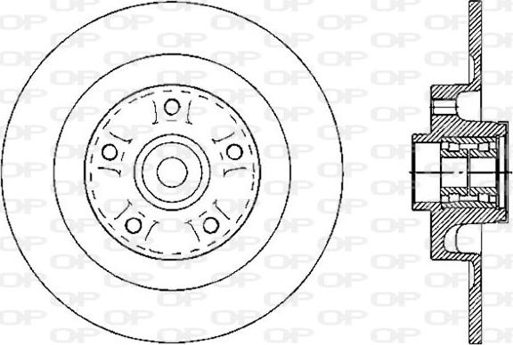 Open Parts BDA2602.30 - Bremžu diski autodraugiem.lv