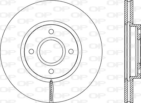 Open Parts BDA2688.20 - Bremžu diski autodraugiem.lv