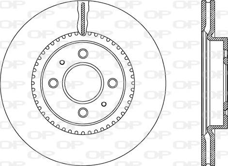 Open Parts BDA2639.20 - Bremžu diski autodraugiem.lv