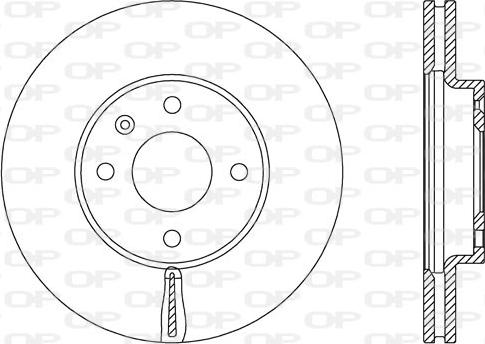 Open Parts BDA2631.20 - Bremžu diski autodraugiem.lv