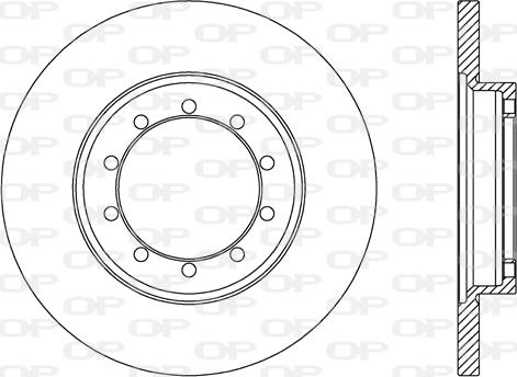 Open Parts BDA2637.10 - Bremžu diski autodraugiem.lv