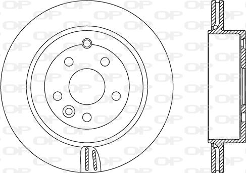 Open Parts BDA2672.20 - Bremžu diski autodraugiem.lv