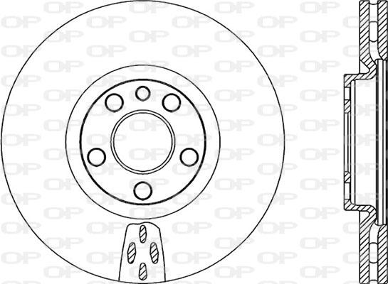 Open Parts BDA2052.20 - Bremžu diski autodraugiem.lv