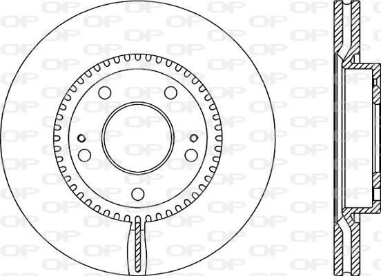 Open Parts BDA2069.20 - Bremžu diski autodraugiem.lv