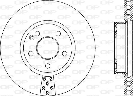 Open Parts BDA2060.20 - Bremžu diski autodraugiem.lv