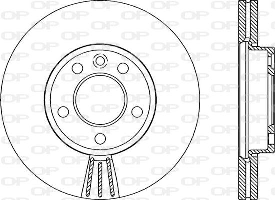 Open Parts BDA2063.20 - Bremžu diski autodraugiem.lv