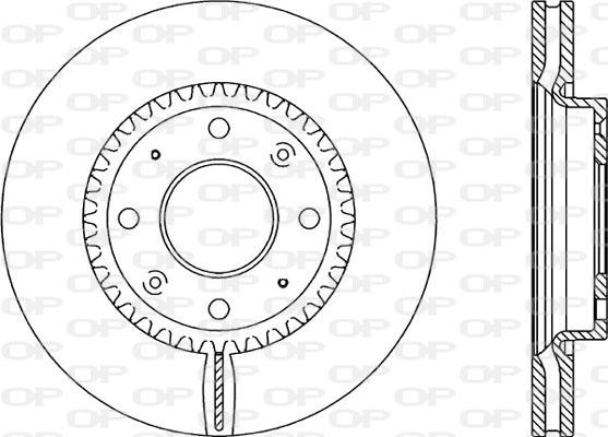 Open Parts BDA2084.20 - Bremžu diski autodraugiem.lv