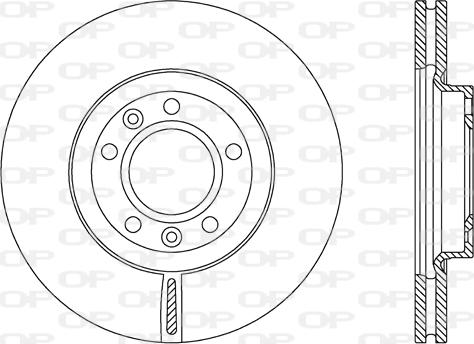 Open Parts BDA2158.20 - Bremžu diski autodraugiem.lv