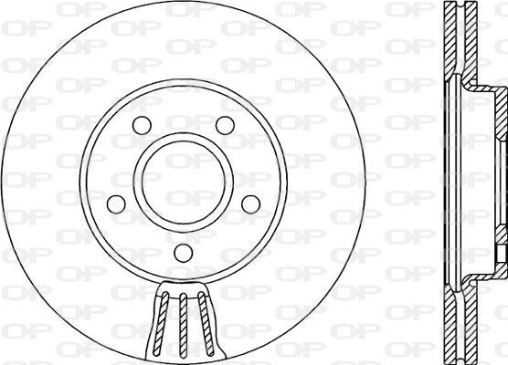 Open Parts BDA2152.20 - Bremžu diski autodraugiem.lv