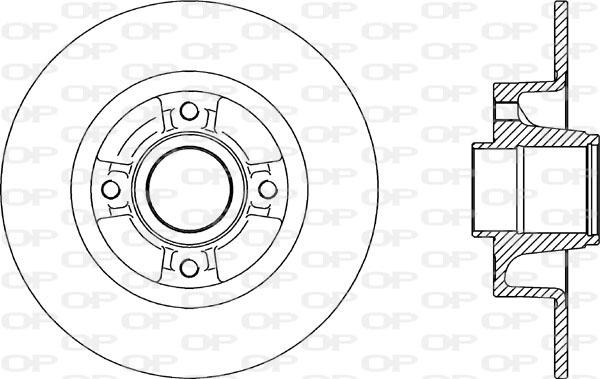 Open Parts BDA2165.10 - Bremžu diski autodraugiem.lv