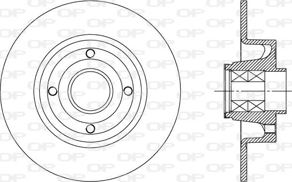 Open Parts BDA2165.30 - Bremžu diski autodraugiem.lv