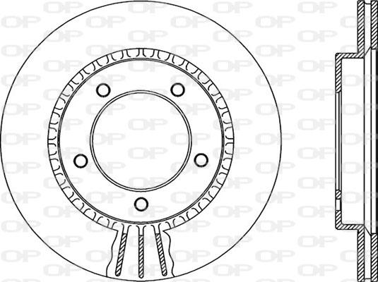 Open Parts BDA2113.20 - Bremžu diski autodraugiem.lv