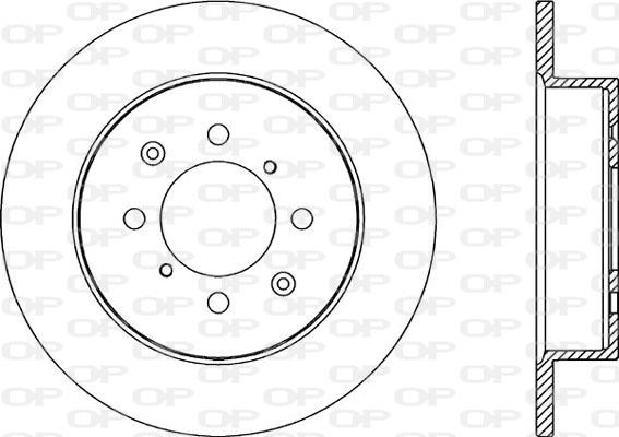 Open Parts BDA2186.10 - Bremžu diski autodraugiem.lv