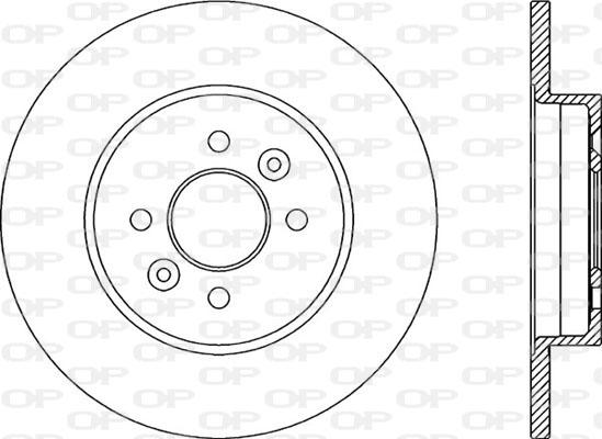 Open Parts BDA2183.10 - Bremžu diski autodraugiem.lv