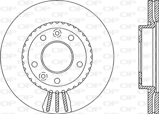 Open Parts BDA2137.20 - Bremžu diski autodraugiem.lv