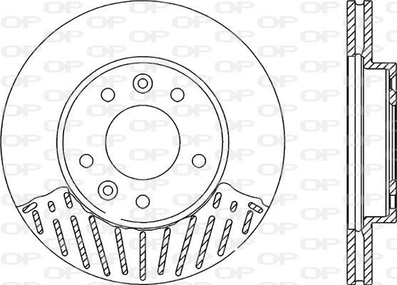 Open Parts BDA2124.20 - Bremžu diski autodraugiem.lv