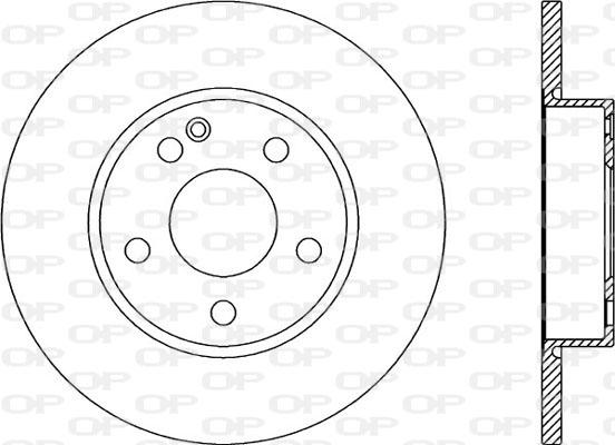 Open Parts BDA2173.10 - Bremžu diski autodraugiem.lv