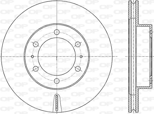 Open Parts BDA2850.20 - Bremžu diski autodraugiem.lv