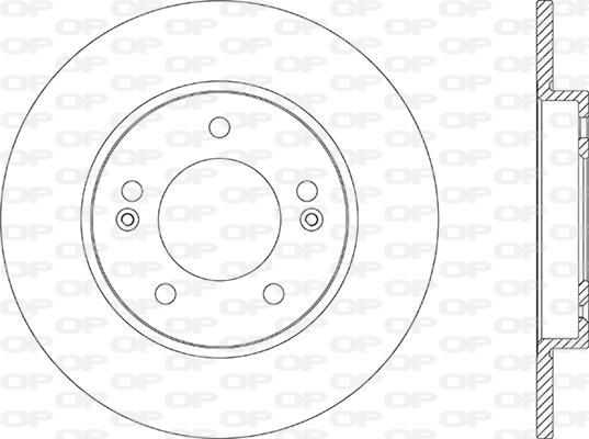 Open Parts BDA2869.10 - Bremžu diski autodraugiem.lv