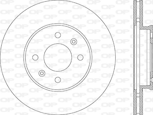 Open Parts BDA2868.20 - Bremžu diski autodraugiem.lv