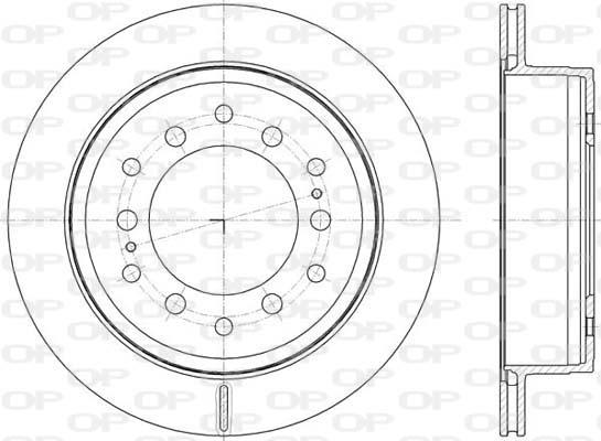 Open Parts BDA2808.20 - Bremžu diski autodraugiem.lv