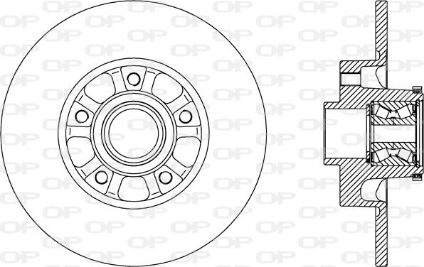 Open Parts BDA2802.30 - Bremžu diski autodraugiem.lv