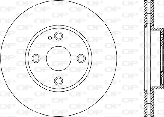 Open Parts BDA2807.20 - Bremžu diski autodraugiem.lv