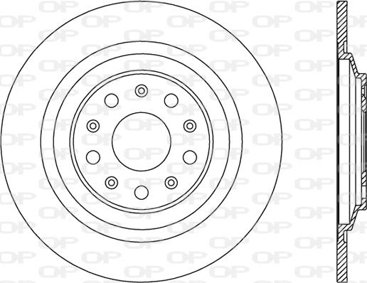 Open Parts BDA2835.10 - Bremžu diski autodraugiem.lv