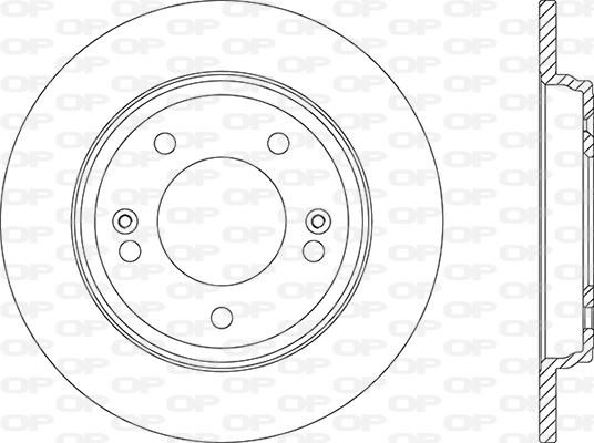 Open Parts BDA2876.10 - Bremžu diski autodraugiem.lv