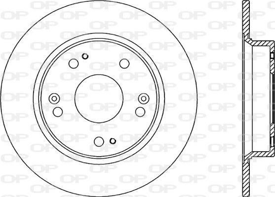 Open Parts BDA2344.10 - Bremžu diski autodraugiem.lv