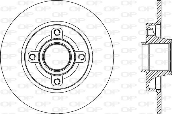 Open Parts BDA2341.10 - Bremžu diski autodraugiem.lv