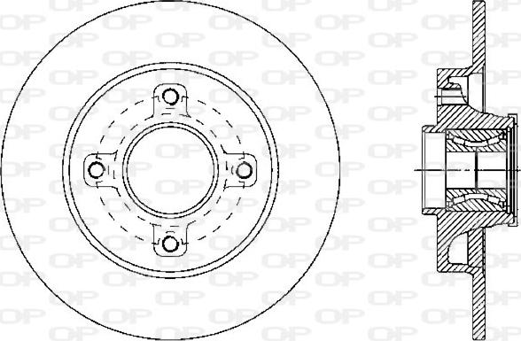 Open Parts BDA2341.30 - Bremžu diski autodraugiem.lv