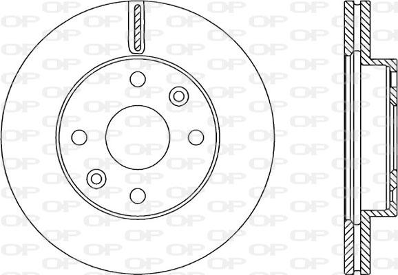 Open Parts BDA2359.20 - Bremžu diski autodraugiem.lv