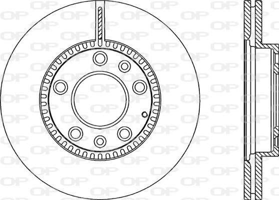 Open Parts BDA2356.20 - Bremžu diski autodraugiem.lv