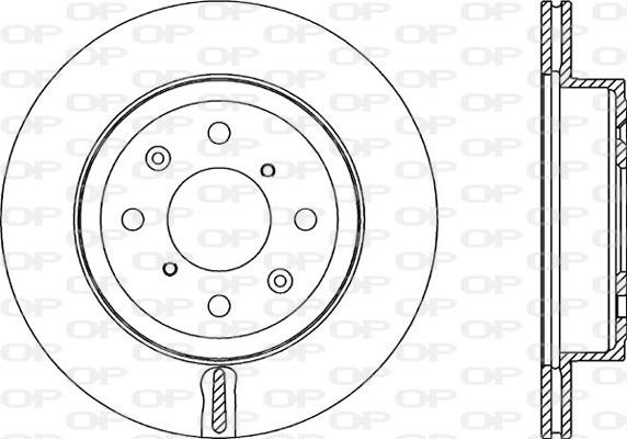 Open Parts BDA2353.20 - Bremžu diski autodraugiem.lv