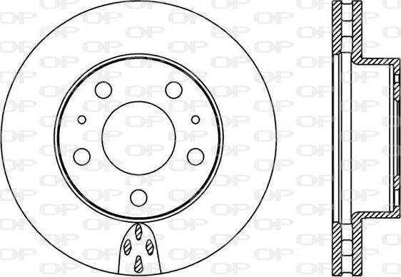 Open Parts BDA2366.20 - Bremžu diski autodraugiem.lv