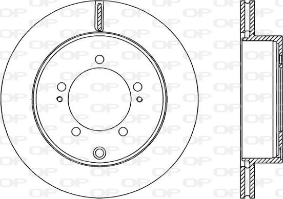 Open Parts BDA2360.20 - Bremžu diski autodraugiem.lv