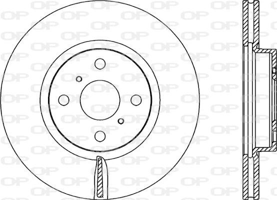 Open Parts BDA2316.20 - Bremžu diski autodraugiem.lv