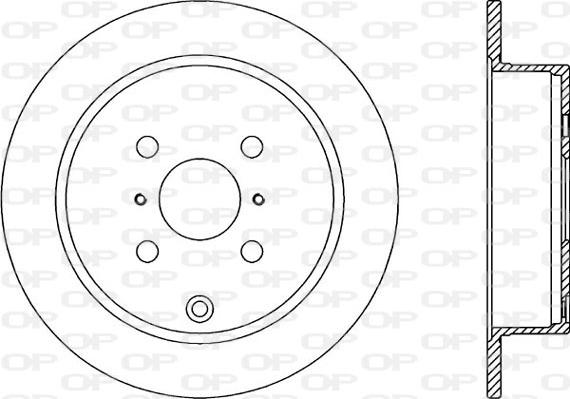 Open Parts BDR2312.10 - Bremžu diski autodraugiem.lv