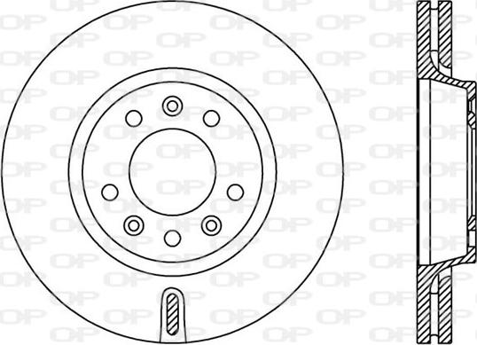 Open Parts BDA2381.20 - Bremžu diski autodraugiem.lv