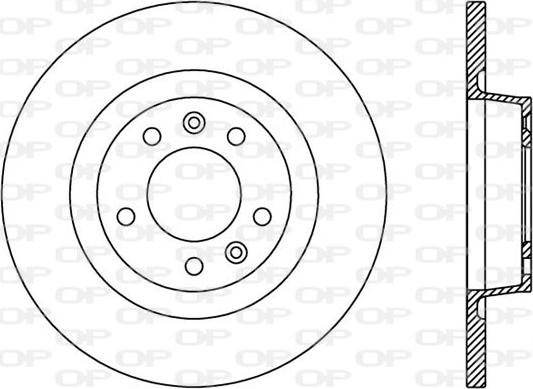 Open Parts BDA2382.10 - Bremžu diski autodraugiem.lv